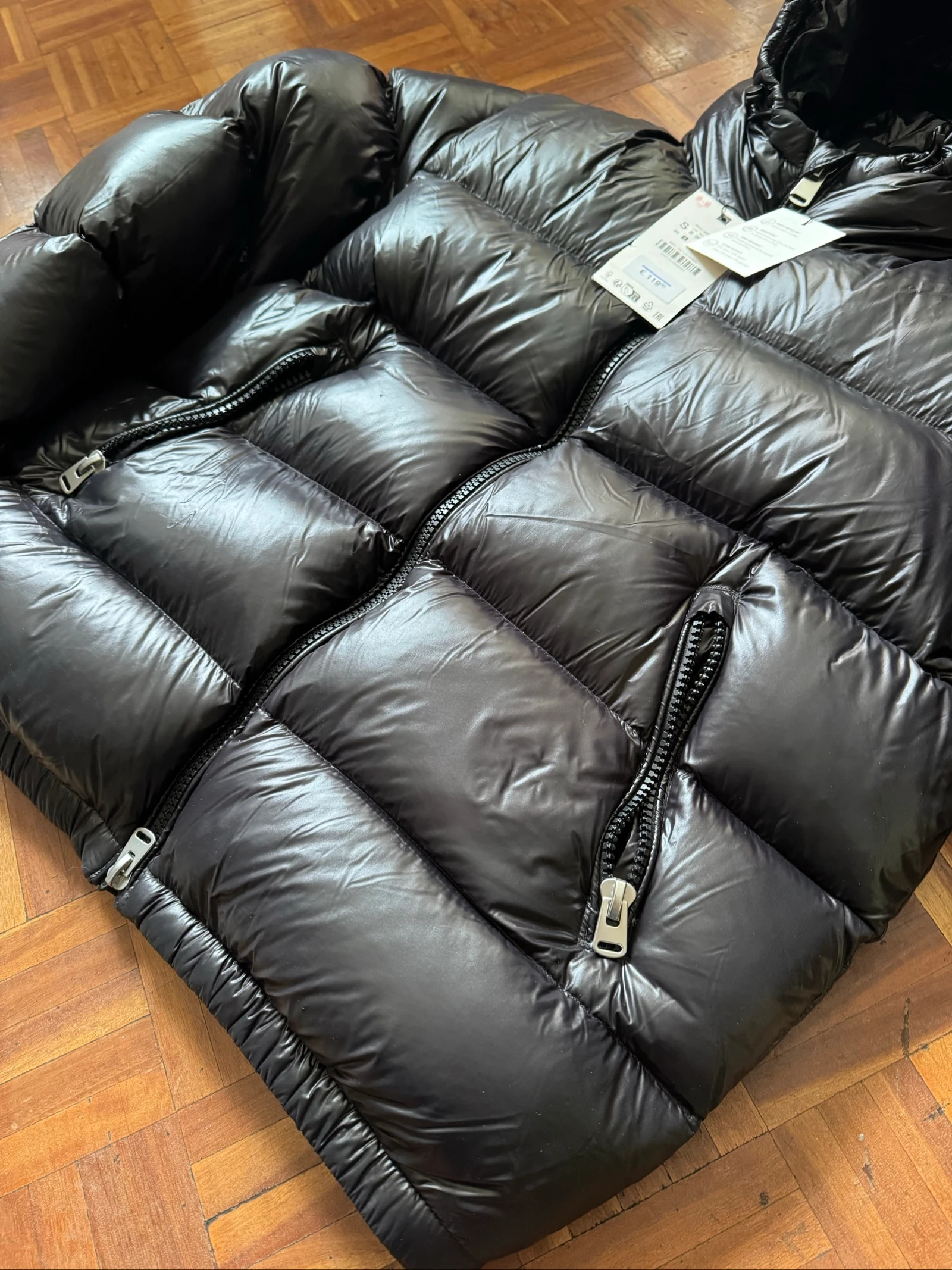 Cazadora Puffer Zara talla S negra – photo 2